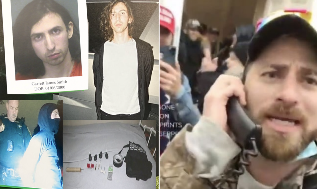 BREAKING: Suspected Antifa Member Attempts Assassination of Baked Alaska at January 6 Rally — Caught With Pipe Bombs & Antifa Material - DailyVeracity